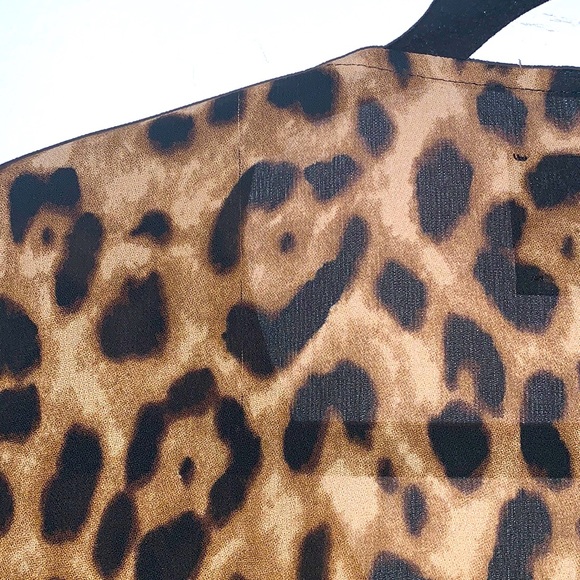 Reformation Alma A-line crepe Midi Dress In Leopard print size 10 - Picture 13 of 14